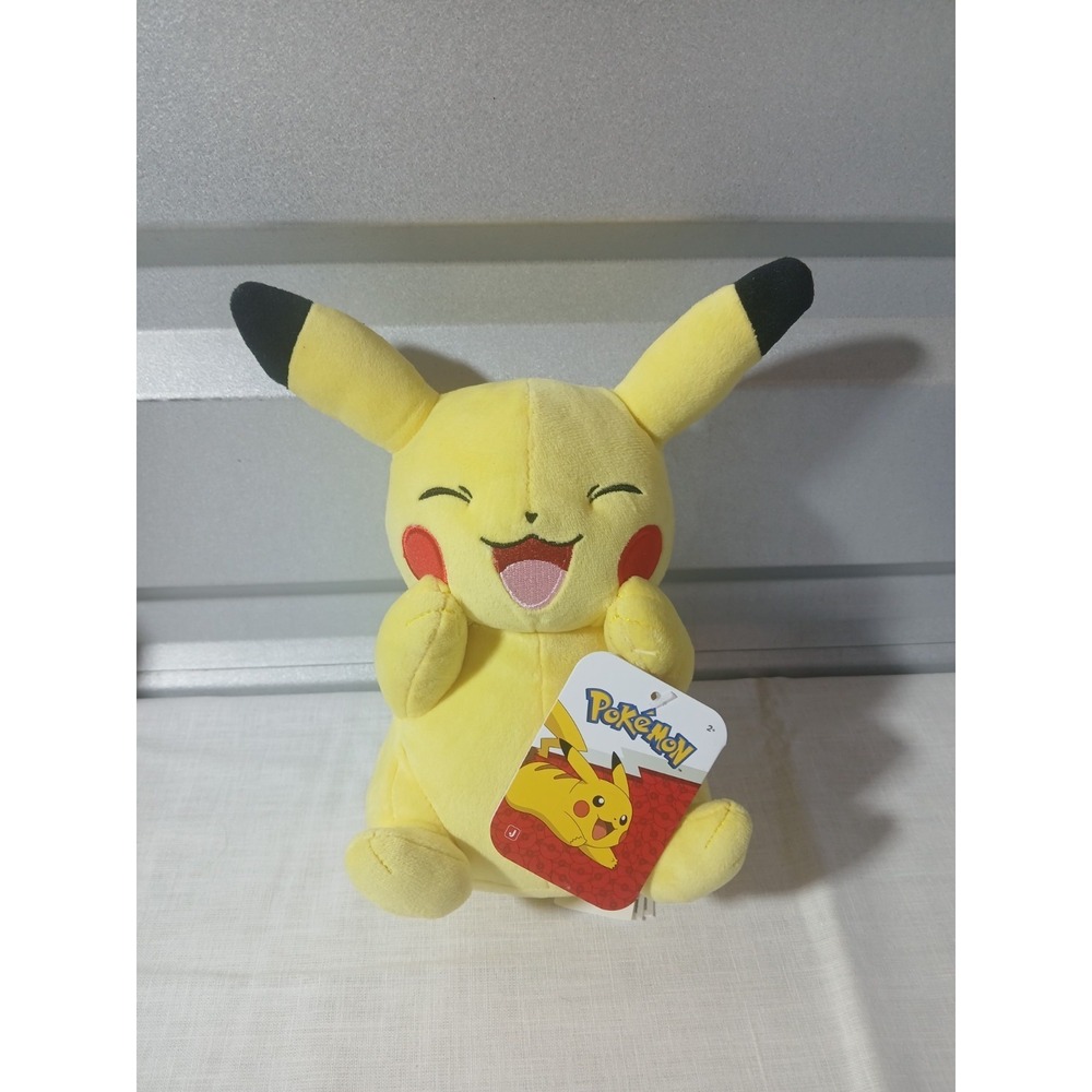 Pokémon Pikachu Cheerful‎ Plush 8 inch With Tags